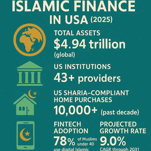 Infographic: Growth of Islamic Finance in USA (2025)